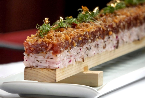 Spicy Bluefin Tuna Oshizushi